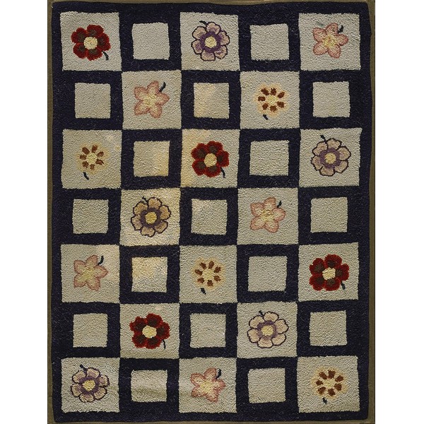 American Hooked Rug #20-13029